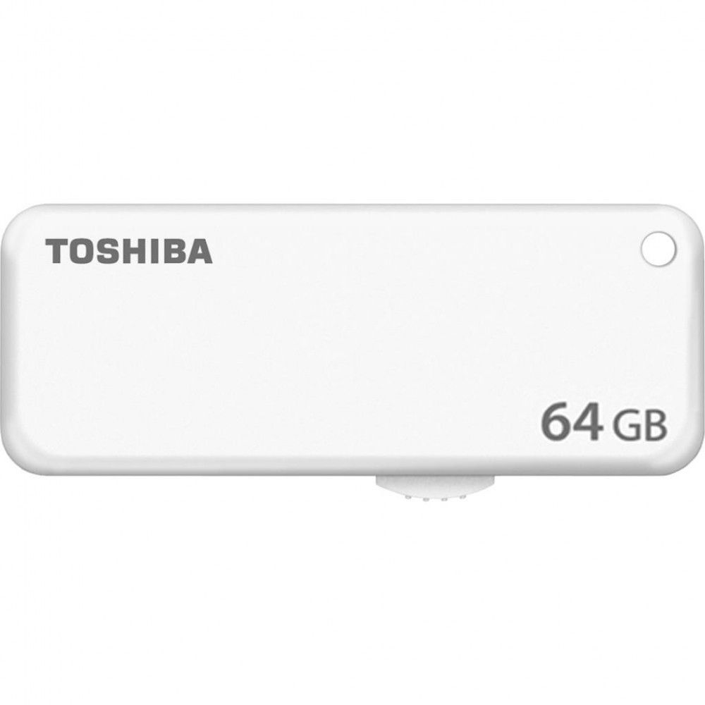 

USB флеш накопитель Toshiba U203 64GB USB 2.0 White (THN-U203W0640E4)
