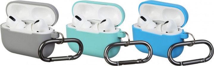 

Комплект чехлов ArmorStandart Hang Case для Airpods Pro 3 шт. (ARM56818) Aqua