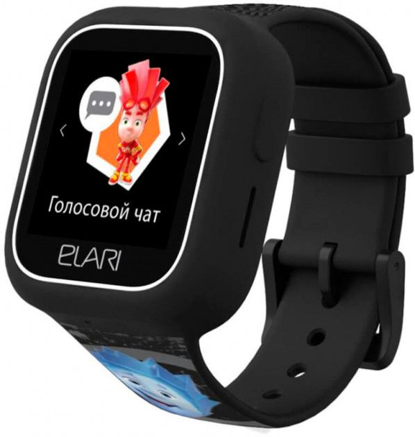 Акция на Дитячий телефон-годинник з GPS трекером Elari FixiTime Lite (ELFITL-BLK) Black от Територія твоєї техніки