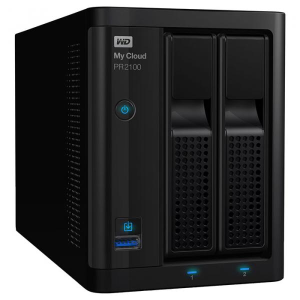 

Сетевой накопитель WD My Cloud Pro Series PR2100 (WDBBCL0000NBK-EESN)