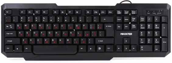 

Клавіатура дротова Maxxter KB-211-U USB
