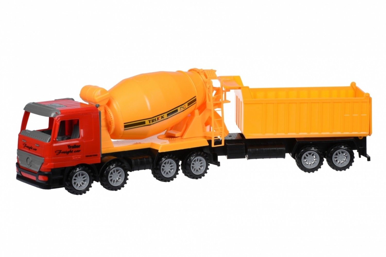 

Машинка инерционная Same Toy Super Combination Бетономешалка с прицепом (98-86Ut-1) Red