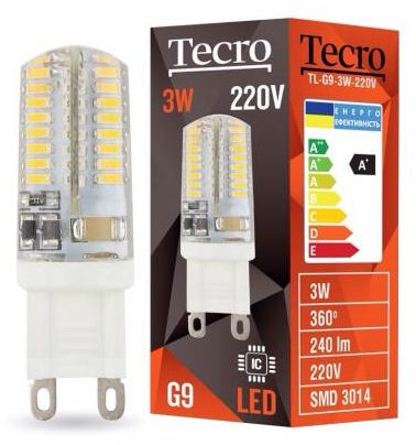 

Лампа світлодіодна Tecro TL-G9-3W-220V 2700K