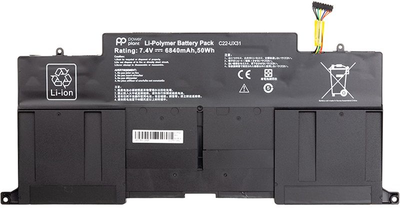 

Акумулятор PowerPlant для ноутбуков Asus Zenbook UX31 (UX31E-RY010V) 7.4V 6840mAh (UX31E-RY010V)