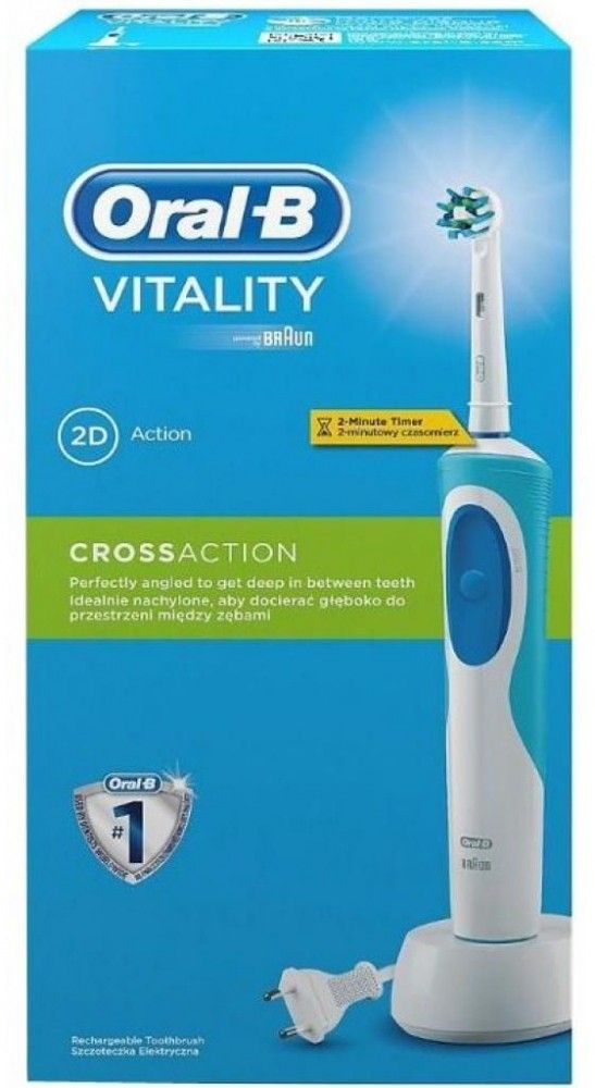 

Зубна щітка електрична BRAUN ORAL-B BRAUN Vitality CrossAction / D12 (4210201043508)