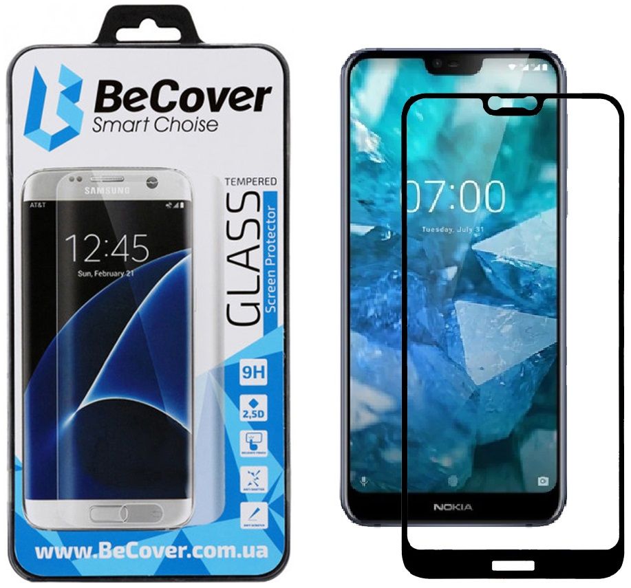 

Захисне скло BeCover для Nokia 7.1 (BC_704077) Black