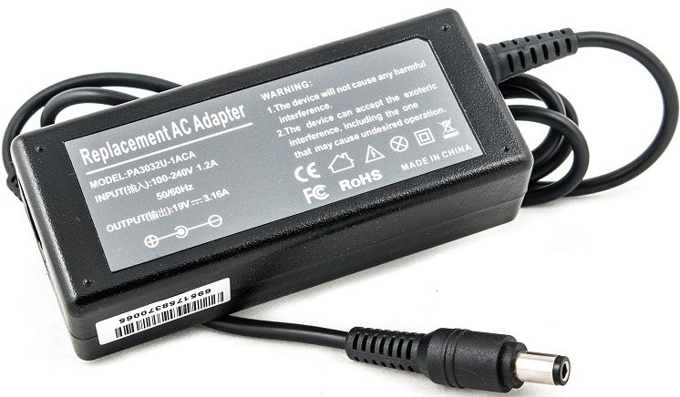 

Блок живлення PowerPlant для ноутбуків TOSHIBA 220V, 19V 60W 3.16A (6.3*3.0) (TO60F6330)