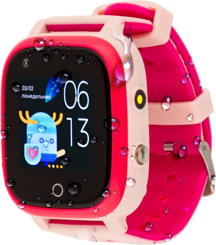 

Смарт-годинник Amigo GO005 Splashproof 4G WIFI Thermometer (dwswgo5p) Pink