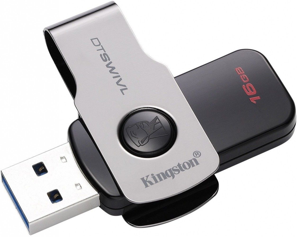 

USB флеш накопитель Kingston DataTraveler Swivl 16GB USB3.0 (DTSWIVL/16GB)
