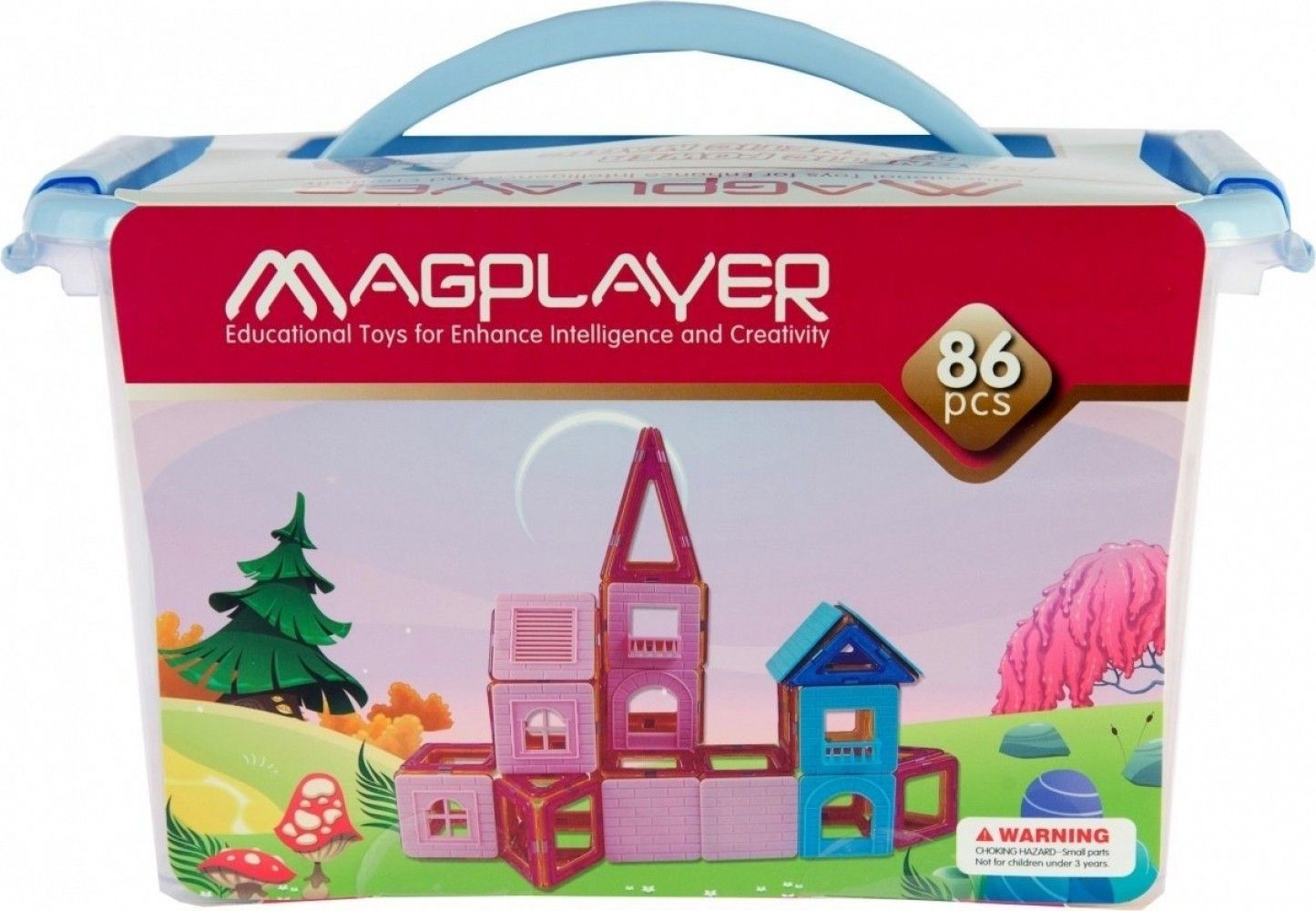 

Магнітний конструктор MagPlayer 86 елементів (MPT-86)