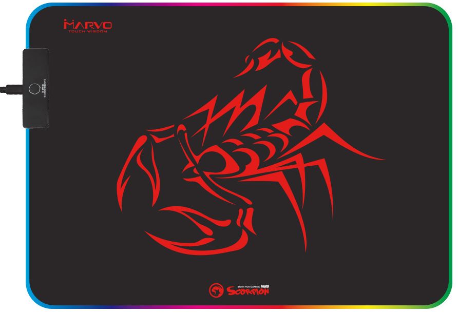 

Ігрова поверхня Marvo MG08 M RGB Lighting Speed/Control (MG08.M.RGB)
