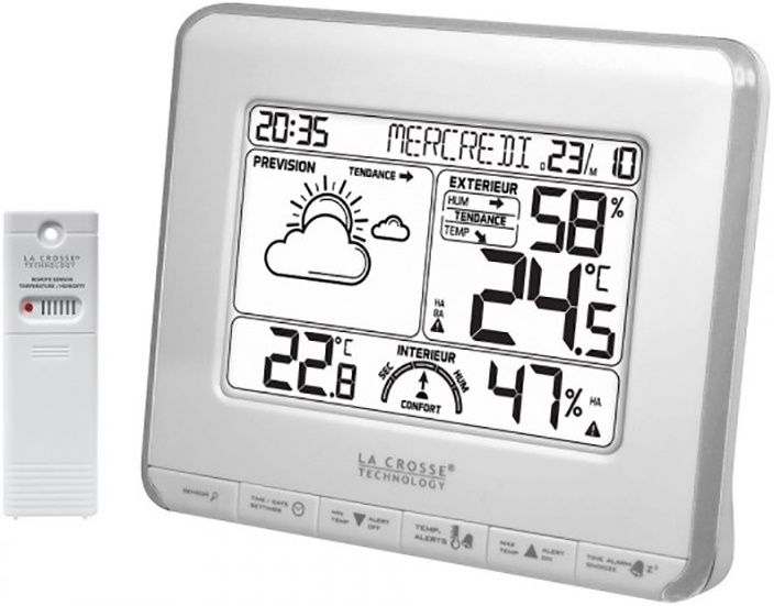 

Метеостанция La Crosse WS6818 White/Silver
