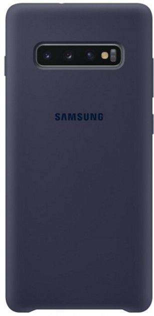 Акція на Панель Samsung Silicone Cover для Samsung Galaxy S10 Plus (EF-PG975TNEGRU) Navy від Територія твоєї техніки