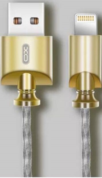 

Кабель USB XO NB39 lightning 1m 2.4A Gold