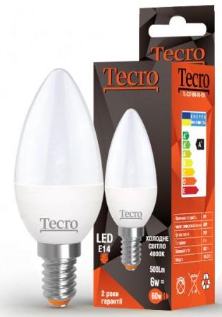 

Лампа LED Tecro TL-C37-6W-4K-E14 6W 4000K E14