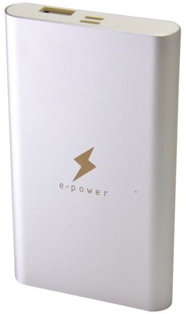 

Портативна батарея E-Power Power Bank PB-308-SLV 8000 mAh Silver