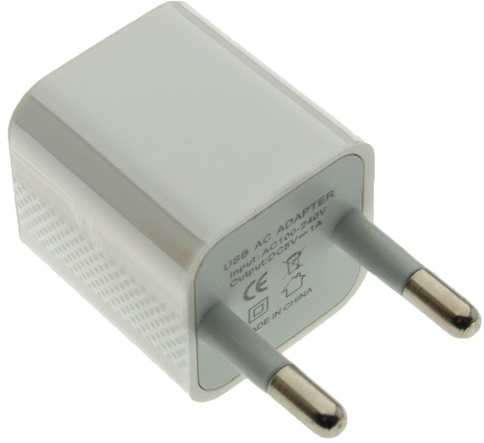 

Зарядний пристрій WUW C71 1USB 1A White