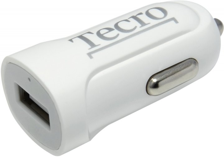 

Автомобільний зарядний пристрій Tecro TCR-0121AW White