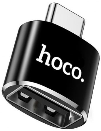 

Перехідник Hoco UA5 Type-C/USB Black