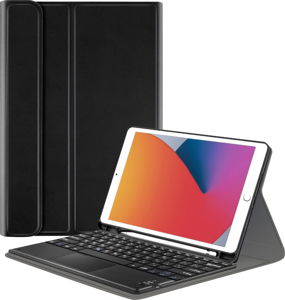 

Обкладинка-клавіатура AIRON Premium для Apple iPad 10.2" 2019/2020 7/8th Gen і Air 3 з Bluetooth клавіатурою і тачпадом (4822352781058) Black