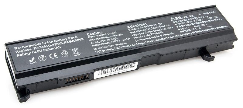 

Акумулятор PowerPlant для ноутбуков TOSHIBA Satellite A80 (PA3465U-1BRS, TA2465LH) 10.8V 5200mAh