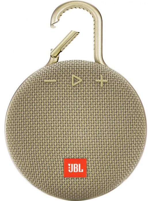 Акция на Портативна акустика JBL Clip 3 (JBLCLIP3SAND) Sand от Територія твоєї техніки