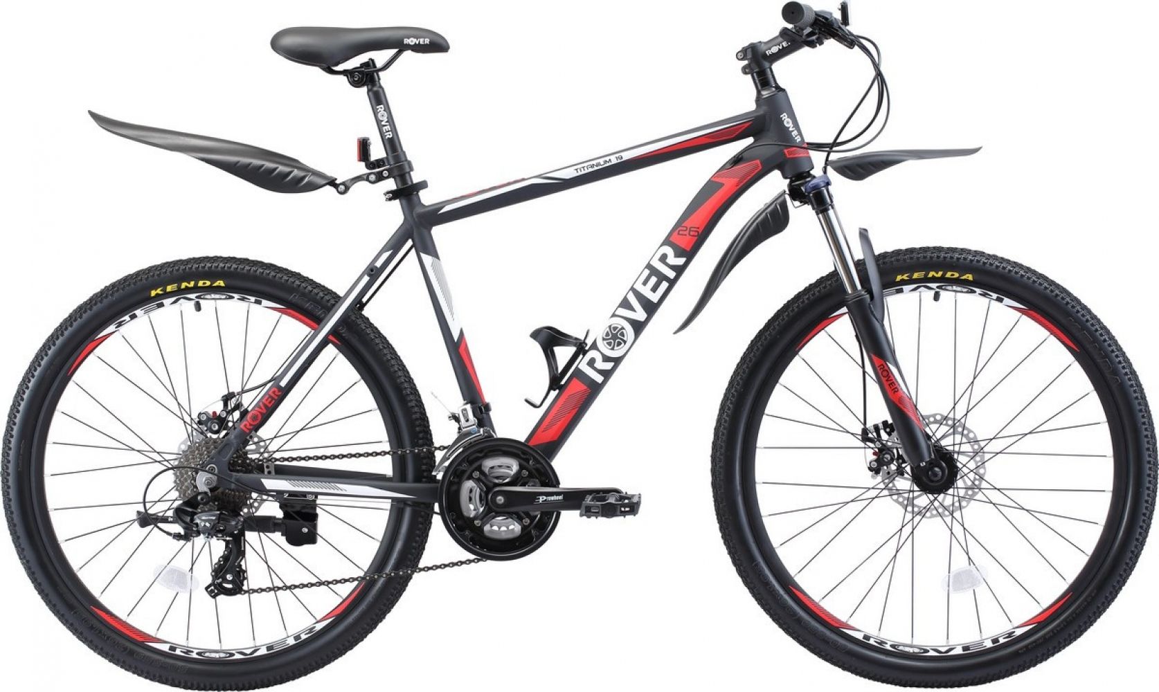 

Велосипед Rover Titanium 26"19" 2019 Matt Grey/Red White