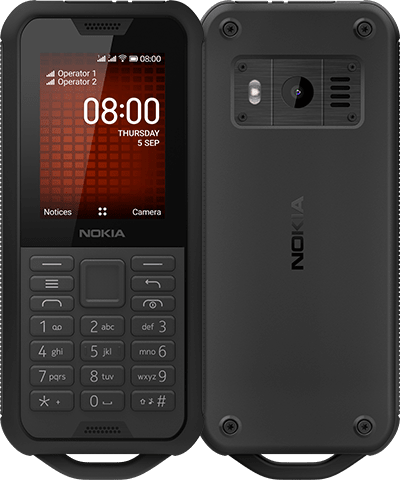 Акція на Мобильный телефон Nokia 800 Tough Black від Територія твоєї техніки