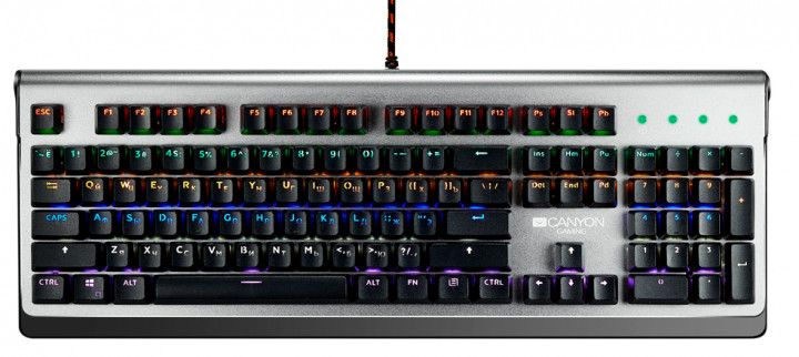 Клавіатура дротова Canyon CND-SKB8-RU USB