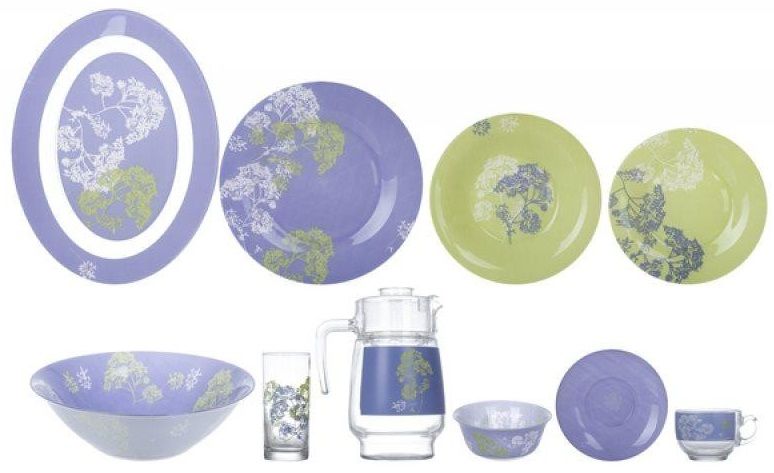 

Сервиз столовый Luminarc Purple MixMat из 46 предметов (N4799)