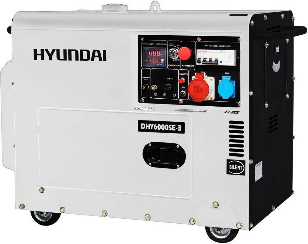 

Генератор Hyundai DHY 6000SE-3