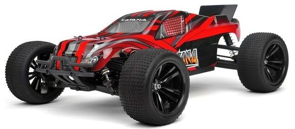 

Модель автомобіля Himoto Траггi Katana E10XT Brushed 1:10 2.4 ГГц Red