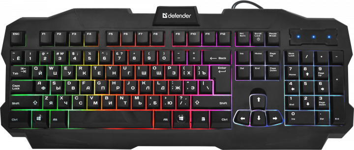 

Клавіатура дротова Defender Ultra HB-330L USB (45330) Black