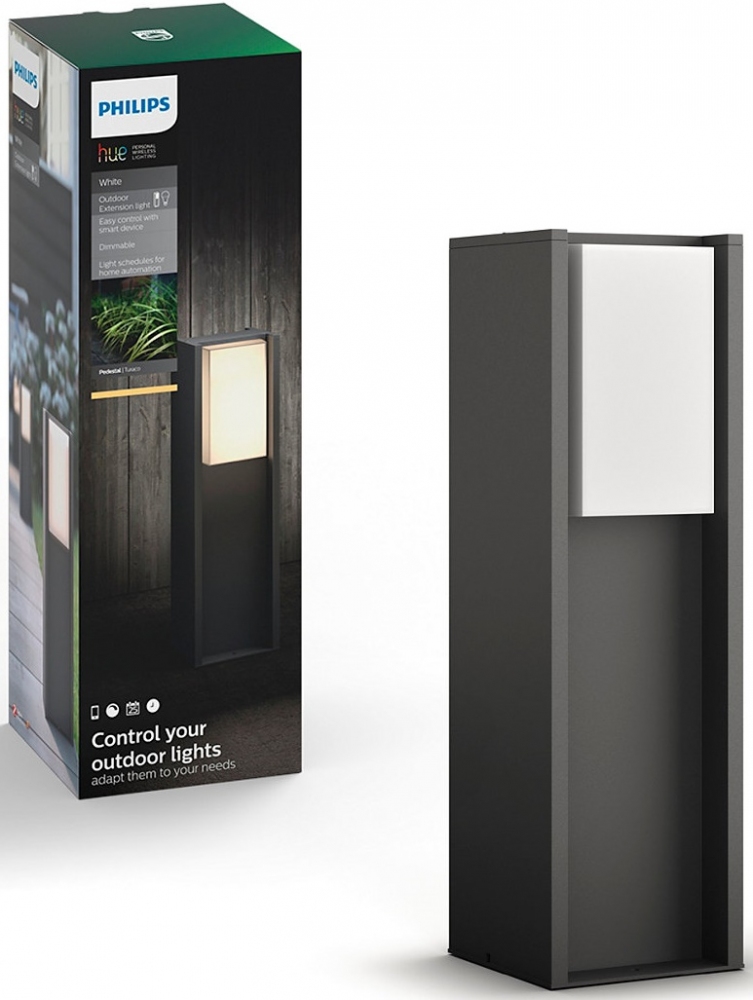 

Смарт-светильник PHILIPS Turaco pedestal 1x9.5W 230V (16473/93/P0) Anthracite