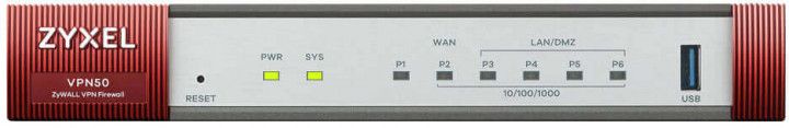 

Міжмережевий екран ZyXEL ZyWALL VPN50 (VPN50-EU0101F)