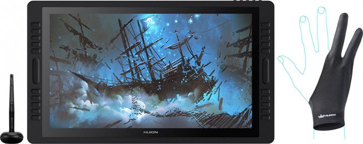 

Графічний монітор Huion Kamvas Pro 22 (2019) з рукавицею