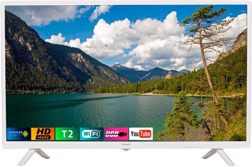 

Телевізор Bravis LED-32G5000 Smart + T2 White
