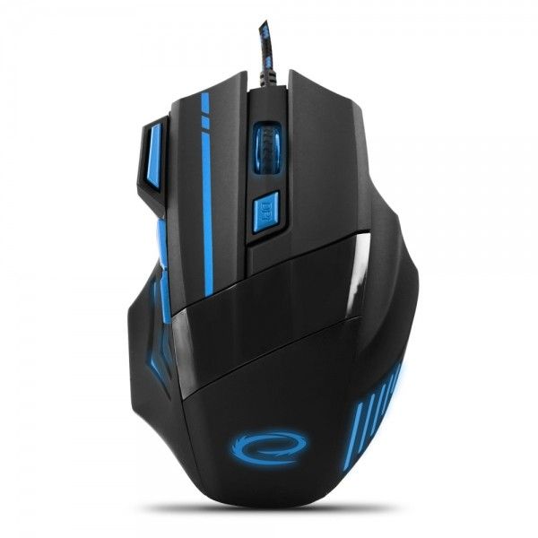

Миша Esperanza MX201 Wolf USB Black/Blue (EGM201B)