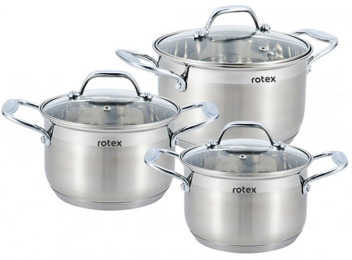 

Набір каструль Rotex Catania 6 предметів (RC325-6S Catania)