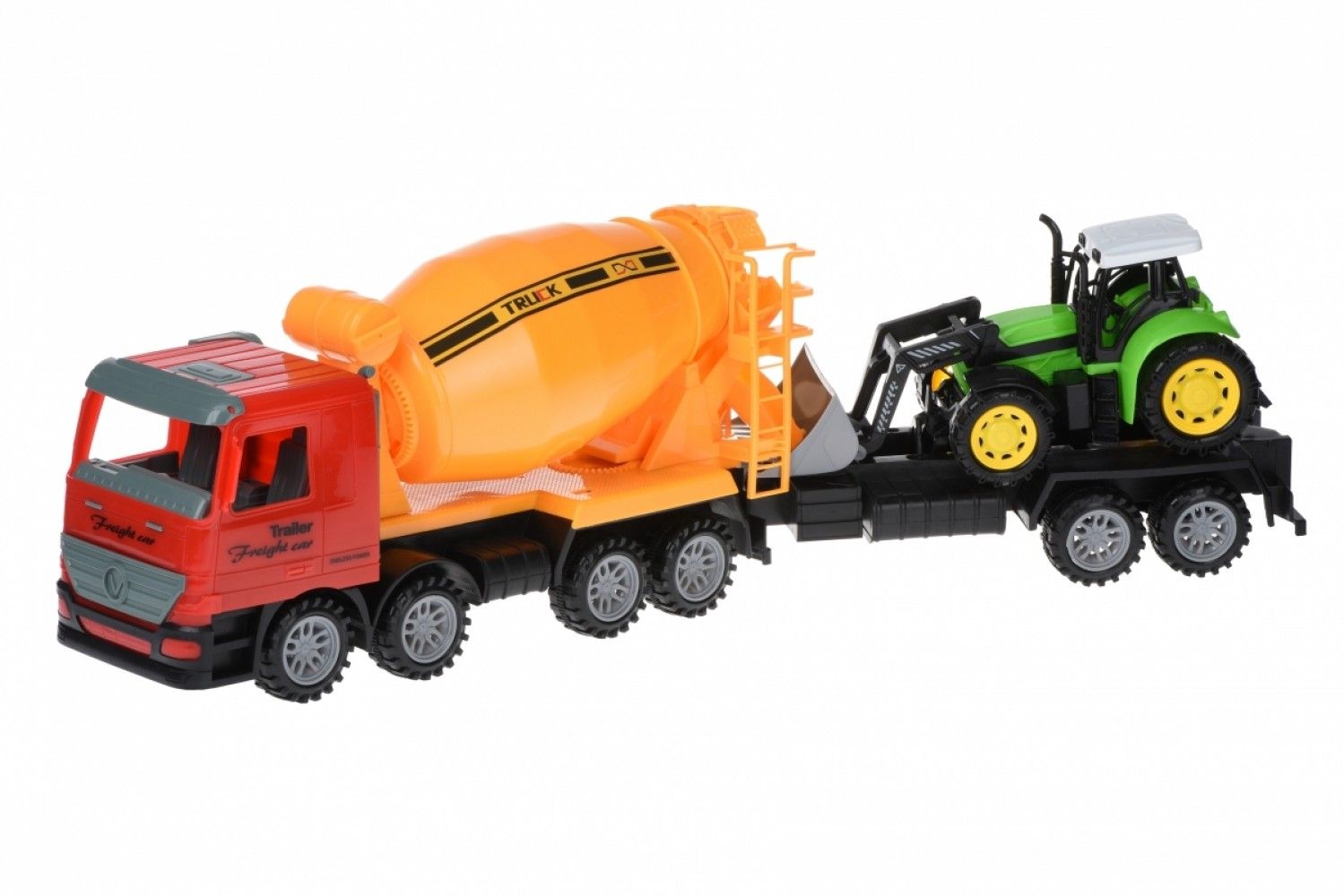 

Машинка инерционная Same Toy Truck Бетономешалка с бульдозером (98-88Ut-1) Red