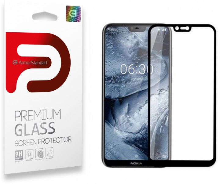

Защитное стекло Armorstandart Glass.FG для Nokia 5.1 Plus (ARM54221-GFG-BK) Black