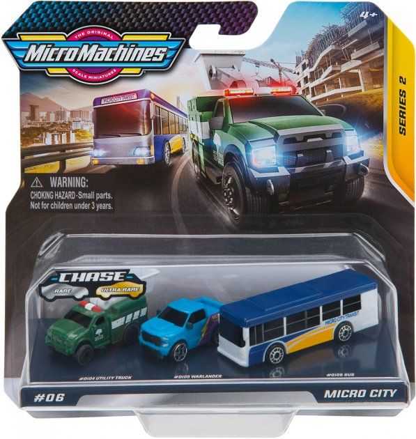 

Набір машинок Micro Machines Міський транспорт (MMW0010)