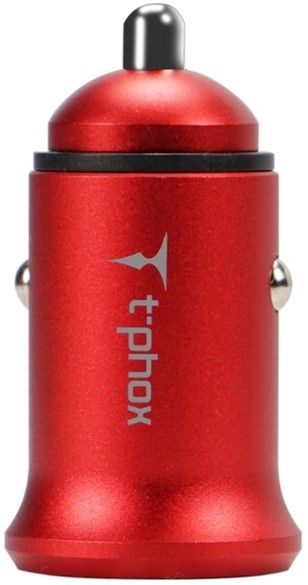 

Автомобільний зарядний пристрій T-phox Zega 3.1A Dual USB (Zega Red) Red