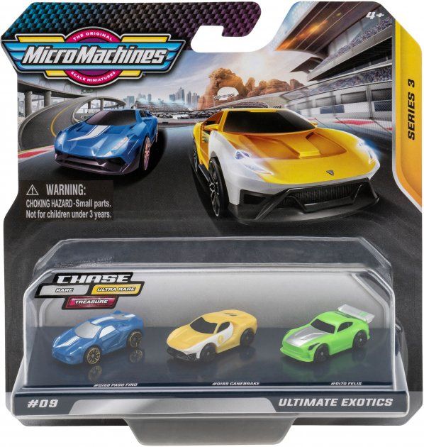 

Набір машинок Micro Machines W3 Екзотика (MMW0191)
