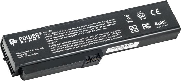 

Акумулятор PowerPlant SQU-522, FU5180LH для Fujitsu Amilo V3205 Black (11.1V/5200mAh/6 Cells) (NB00000119)