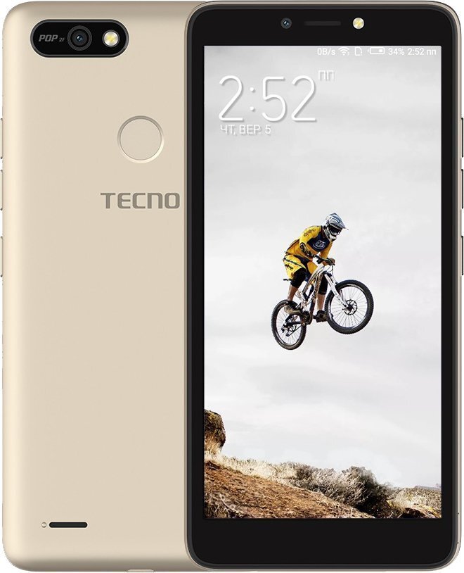 

Смартфон Tecno Pop 2F 2021 (B1G) 1/16GB DS (4895180766008) Champagne Gold