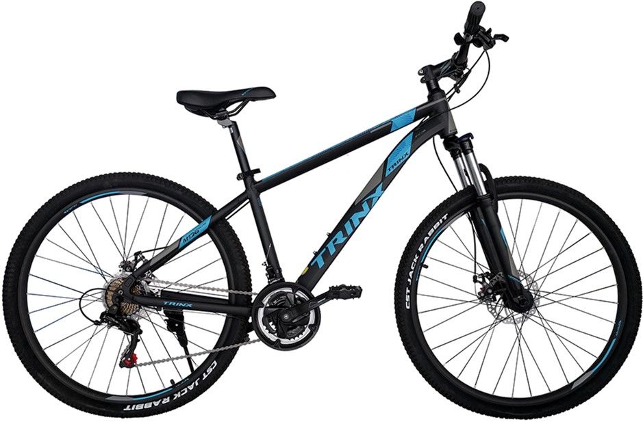 

Велосипед TRINX Majestic M136Elite 2019 27.5" 18" (M136Elite.18MBBG) Matt Black-Blue-Grey