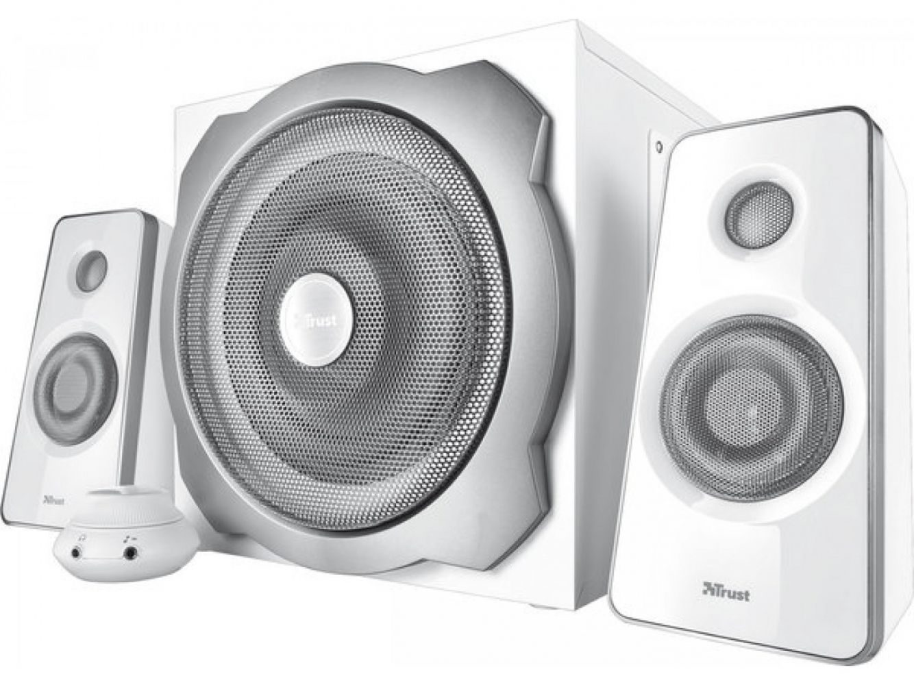 

Акустична система Trust Tytan 2.1 Subwoofer Speaker Set White (TR18789)