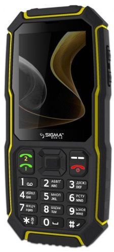 

Мобільний телефон Sigma mobile X-treme ST68 Black-Yellow