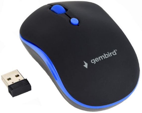 

Миша бездротова Gembird MUSW-4B-03-B Wireless Black/Blue